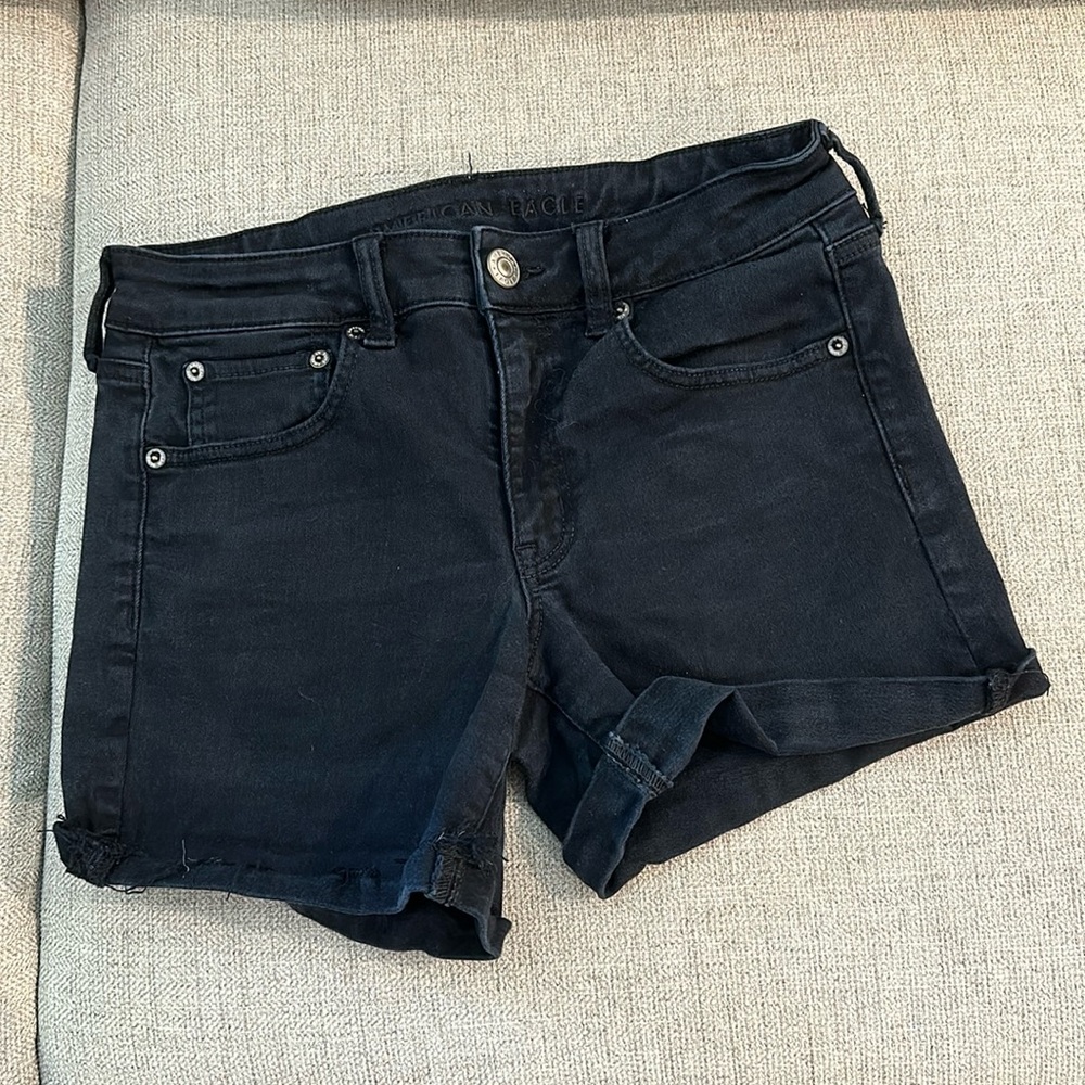 black american eagle shorts